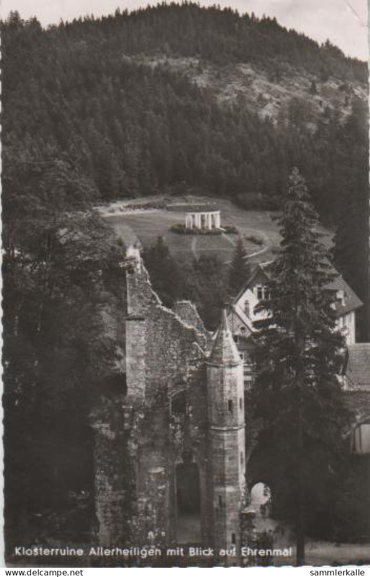 10367 - Oppenau - Klosterruine Allerheiligen - 1960 - Oppenau