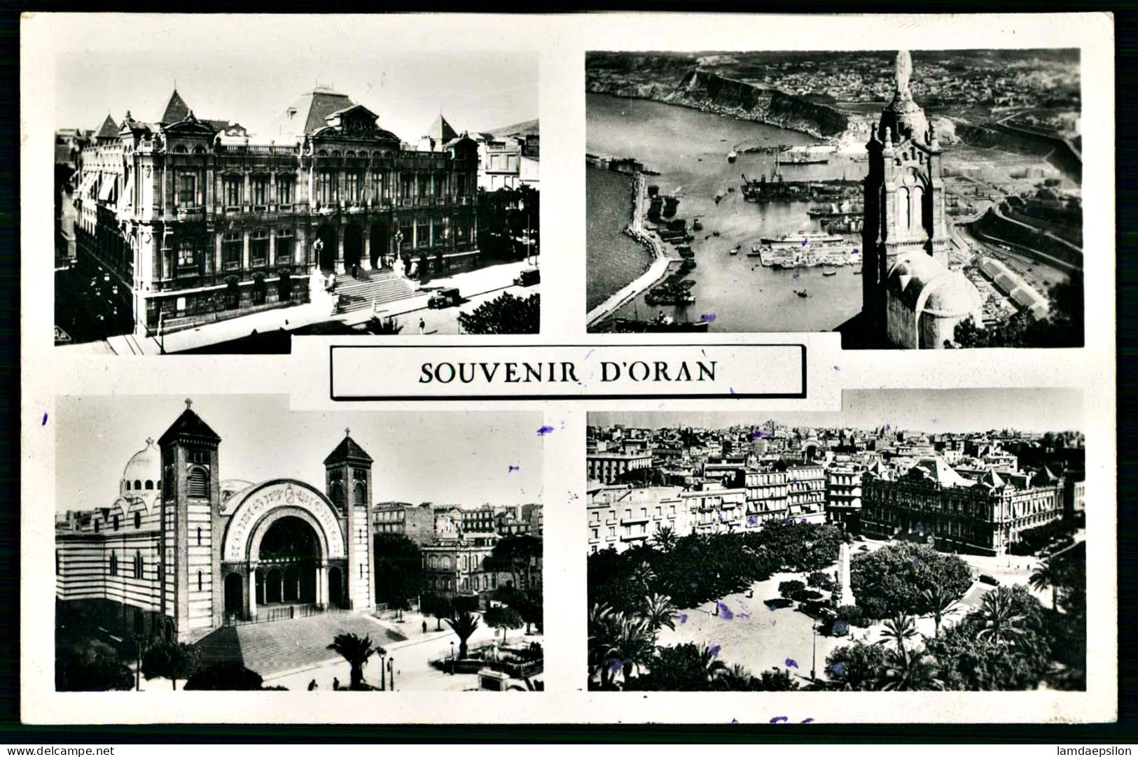 A70  ALGERIE CPSM SOUVENIR D' ORAN - Collections & Lots