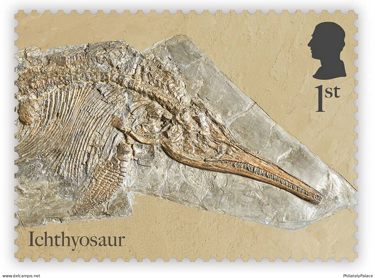 Great Britain UK, 2024, Prehistoric Animals,Mary Anning,Fossil Hunter, Natural History Museum,Set Of 4v, MS MNH (*) - Ongebruikt