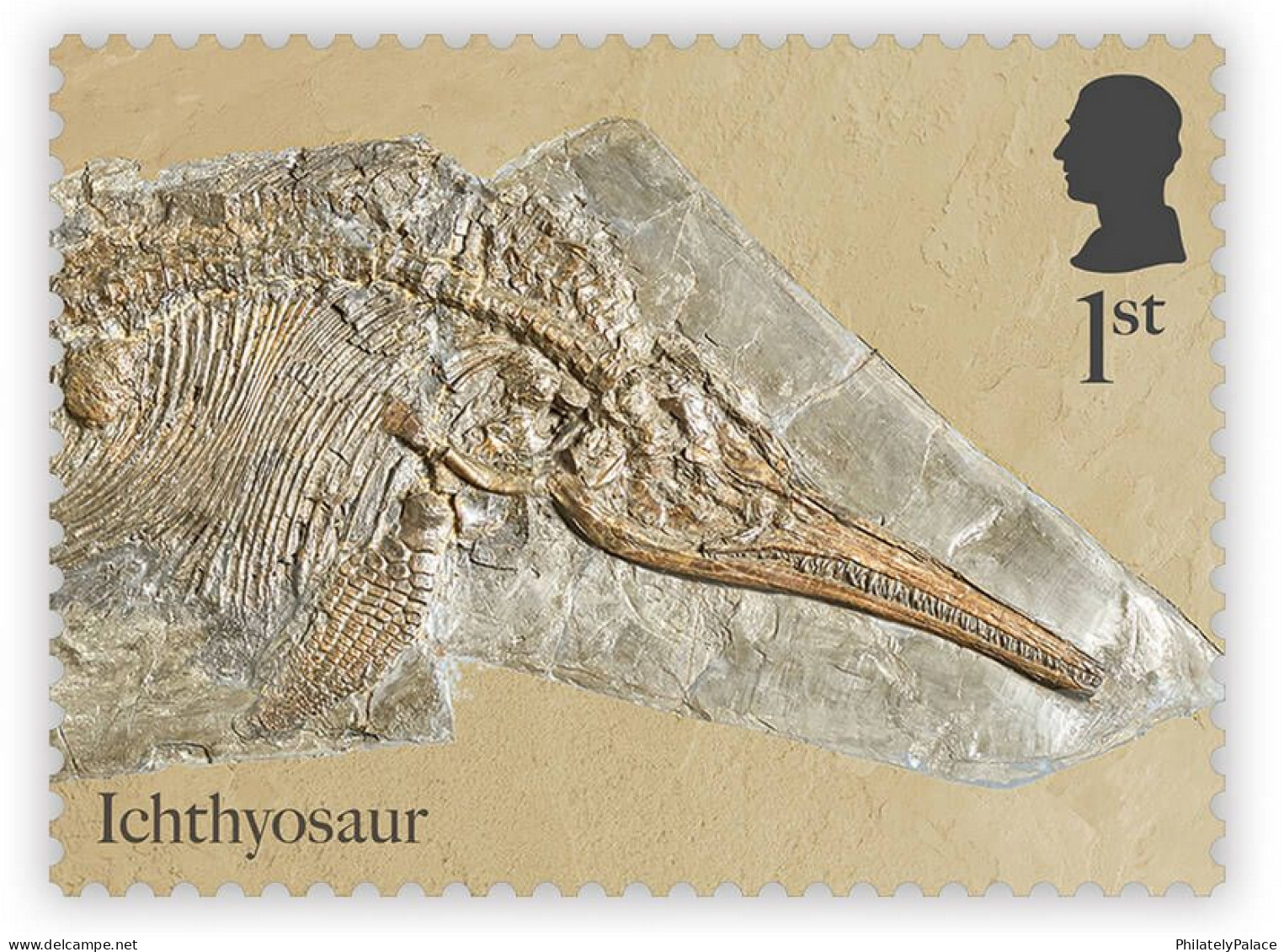 Great Britain UK, 2024, Prehistoric Animals,Mary Anning,Fossil Hunter, Natural History Museum,Set Of 4v, MS MNH (*) - Ungebraucht