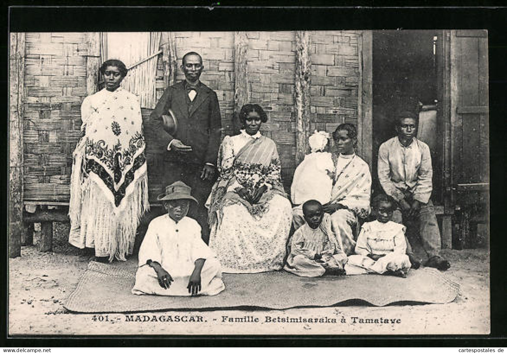 CPA Tamatave, Famille Betsimisaraka  - Madagascar