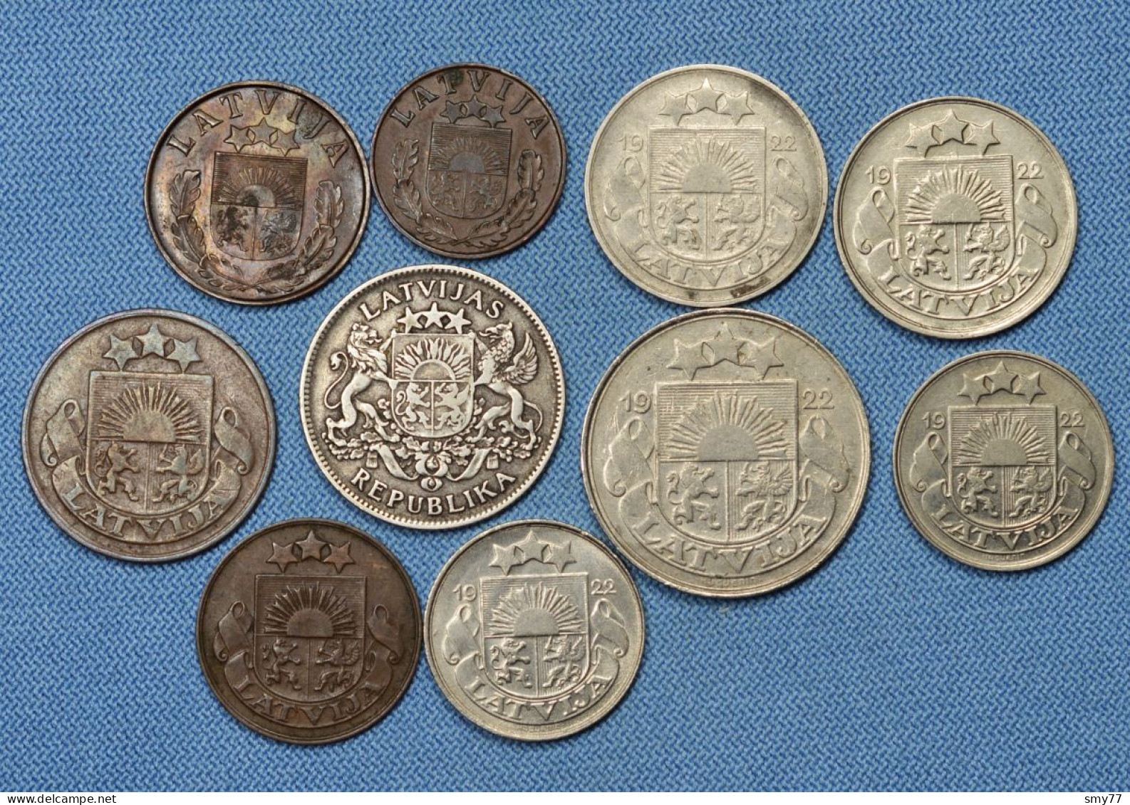 Latvija / Latvia / Lettonie • Lot  10x • Only Scarcer Coins Or Silver • [24-448] - Lettonie