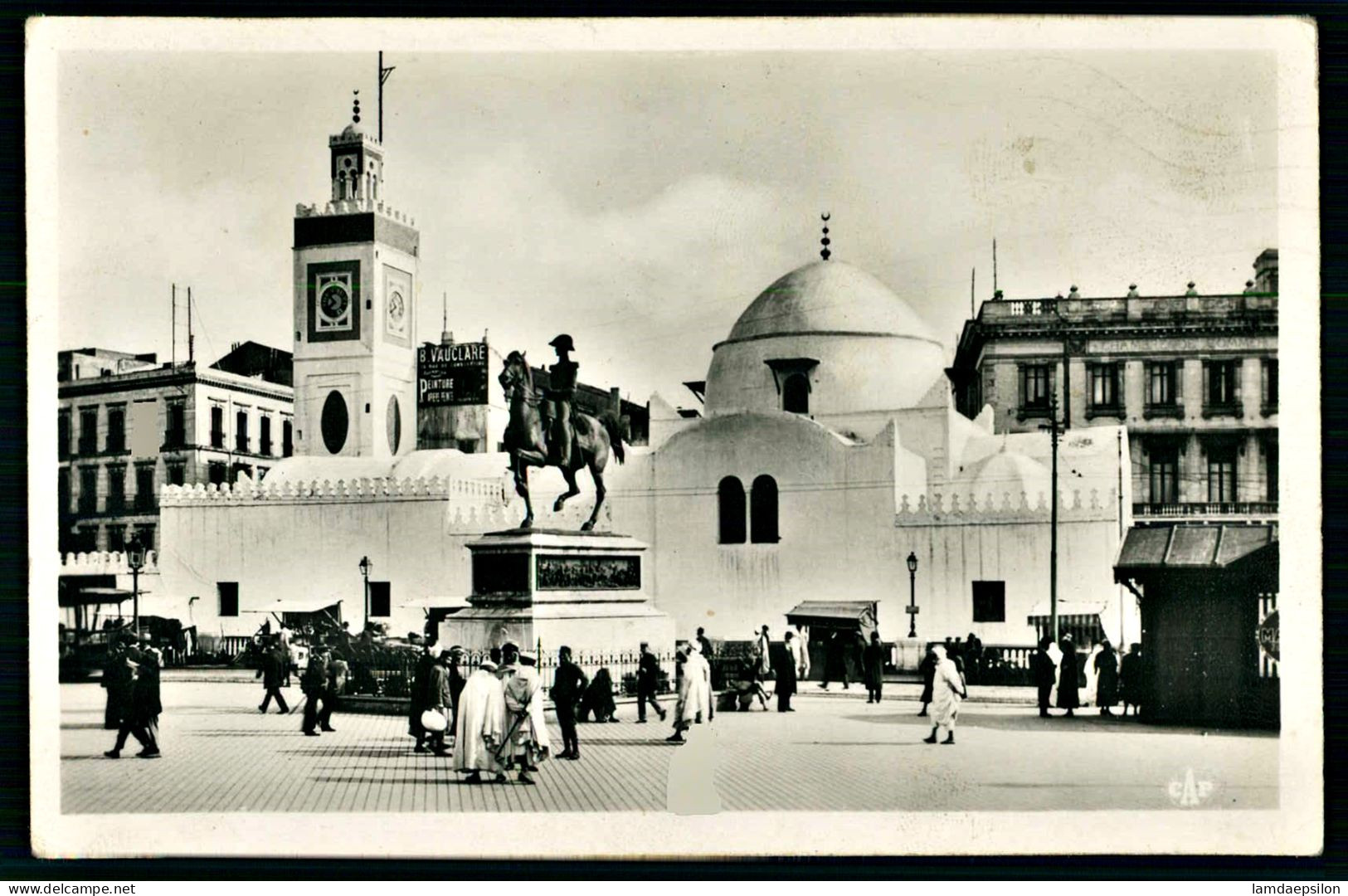 A70  ALGERIE CPSM ALGER - STATUE DU DUC D' ORLEANS - Sammlungen & Sammellose