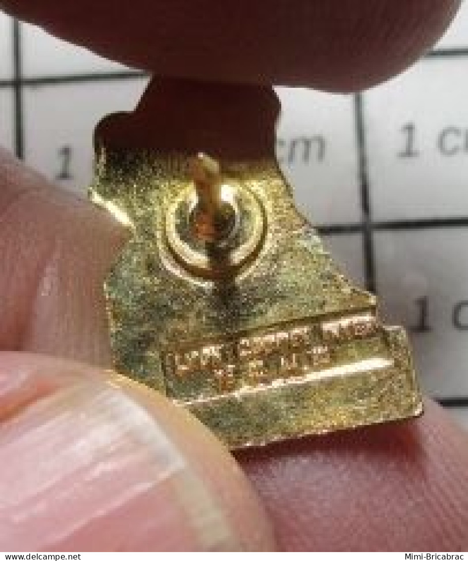 1616B Pin's Pins / Beau Et Rare / SPORTS / JUDO CLUB JCAL MANQUEL Ne Pas Oublier Le Dernier E SVP ! - Judo