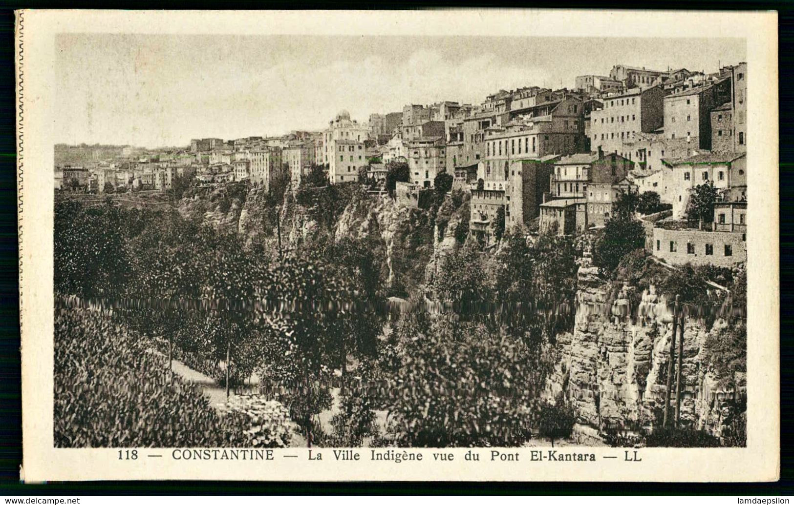 A70  ALGERIE CPA  CONSTANTINE - LA VILLE INDIGENE - Collections & Lots