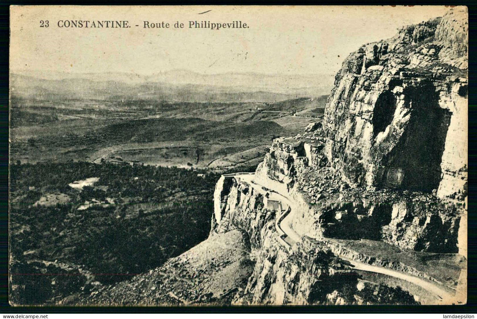 A70  ALGERIE CPA  CONSTANTINE - ROUTE DE PHILIPPEVILLE - Colecciones Y Lotes