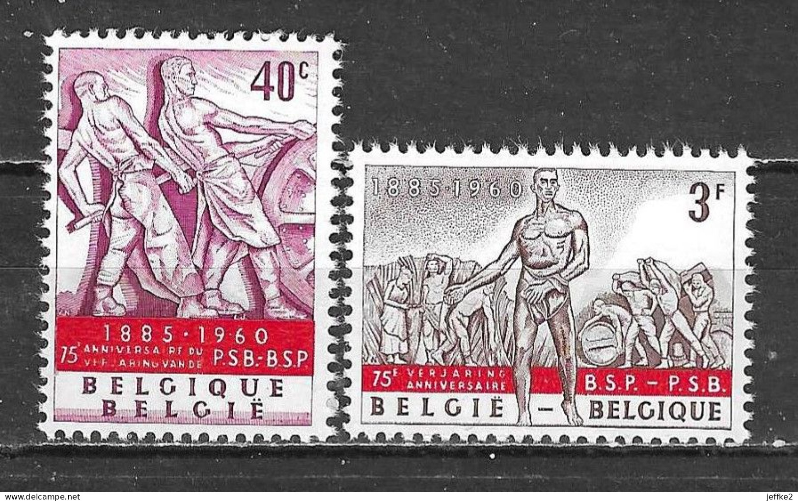 1131/32** Parti Socialiste Belge - Série Complète - MNH** - LOOK!!!! - Unused Stamps