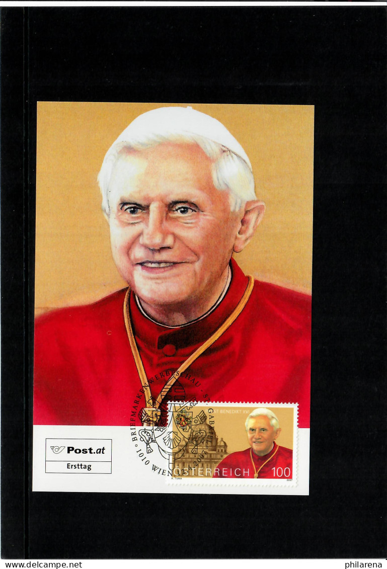 Maximumkarte FDC Papst Benedikt XVI - Storia Postale