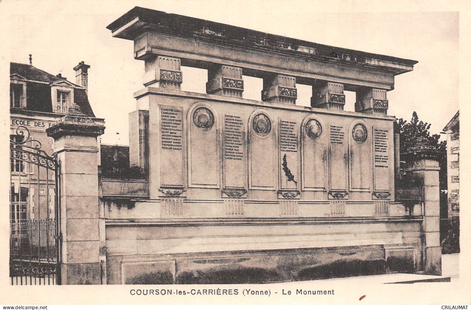 89-COURSON LES CARRIERES-N°T2897-C/0379 - Courson-les-Carrières