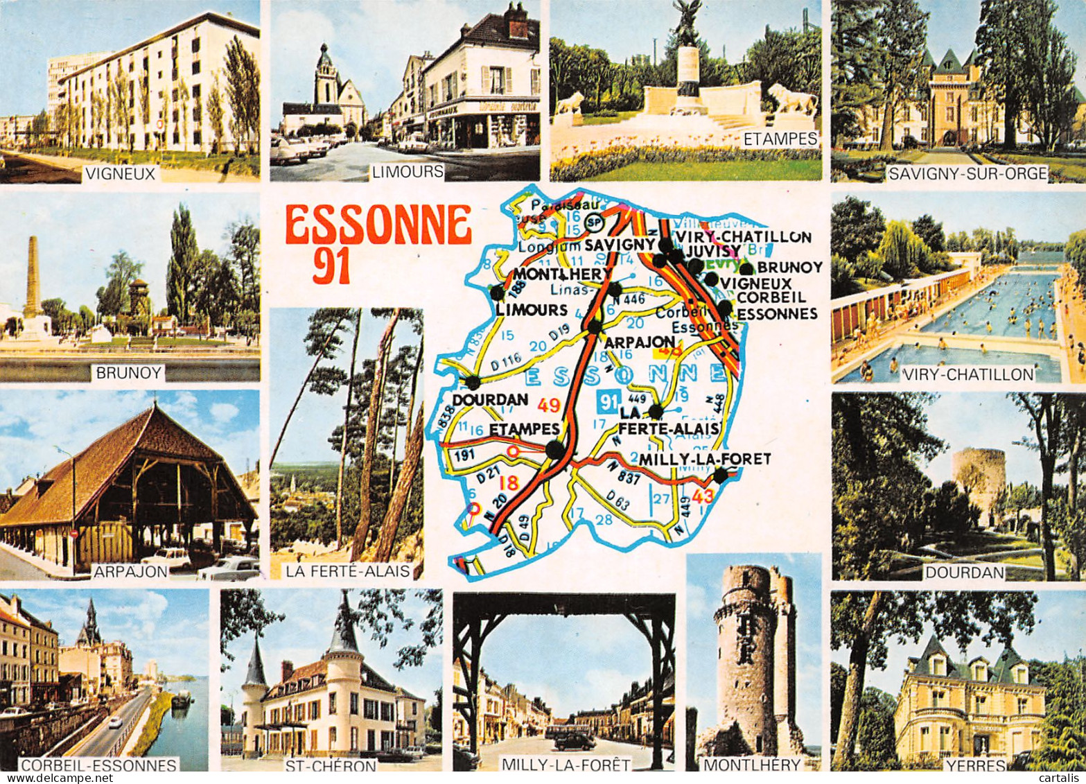 91-ASSONNE MULTI VUES-N°3846-B/0133 - Bretigny Sur Orge