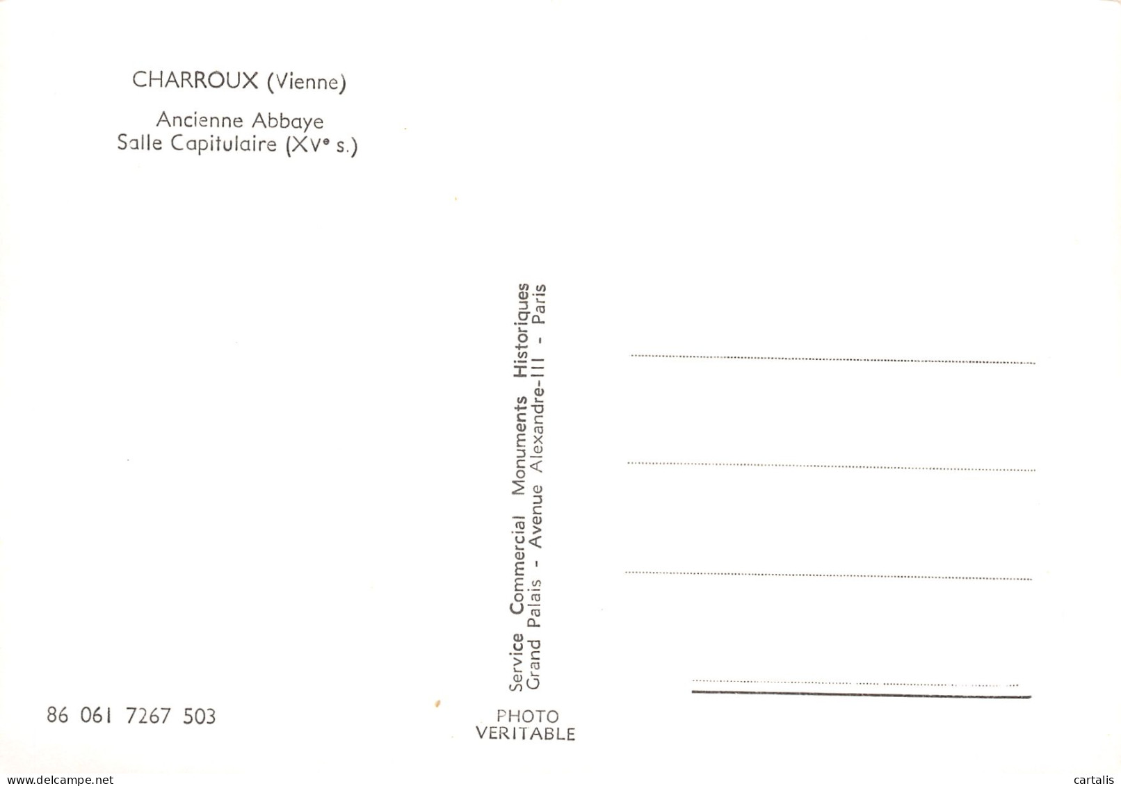 86-CHARROUX-N°3847-A/0255 - Charroux