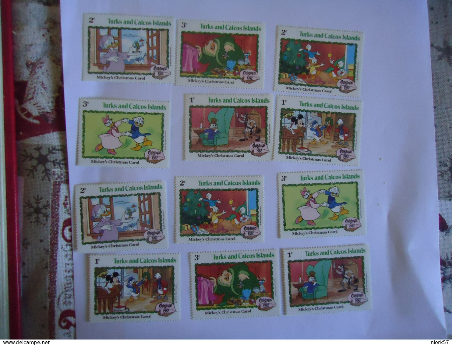 TURKS CAICOS MNH 12    STAMPS DISNEY MICKEY MOUSE - Disney