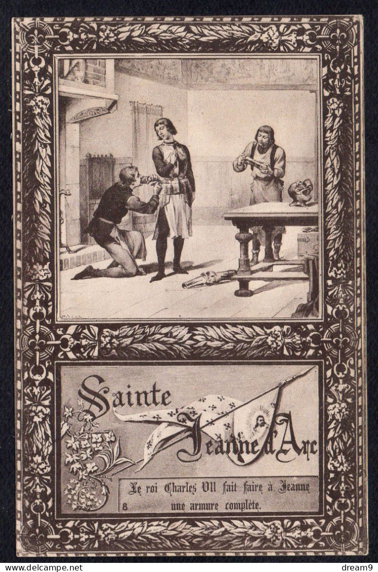 HISTOIRE - Sainte Jeanne D'Arc - Illustrateur - Le Roi Charles VII Fait Faire à Jeanne Une Armure Complète - Histoire