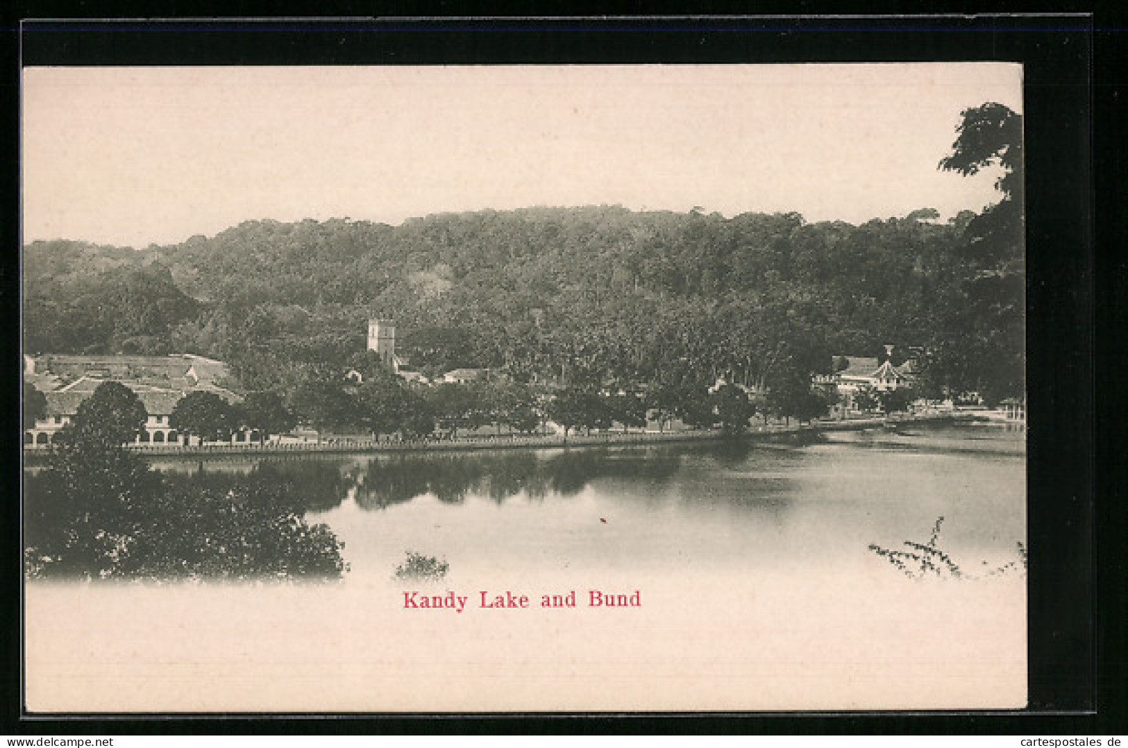 AK Kandy, Lake And Bund  - Sri Lanka (Ceylon)