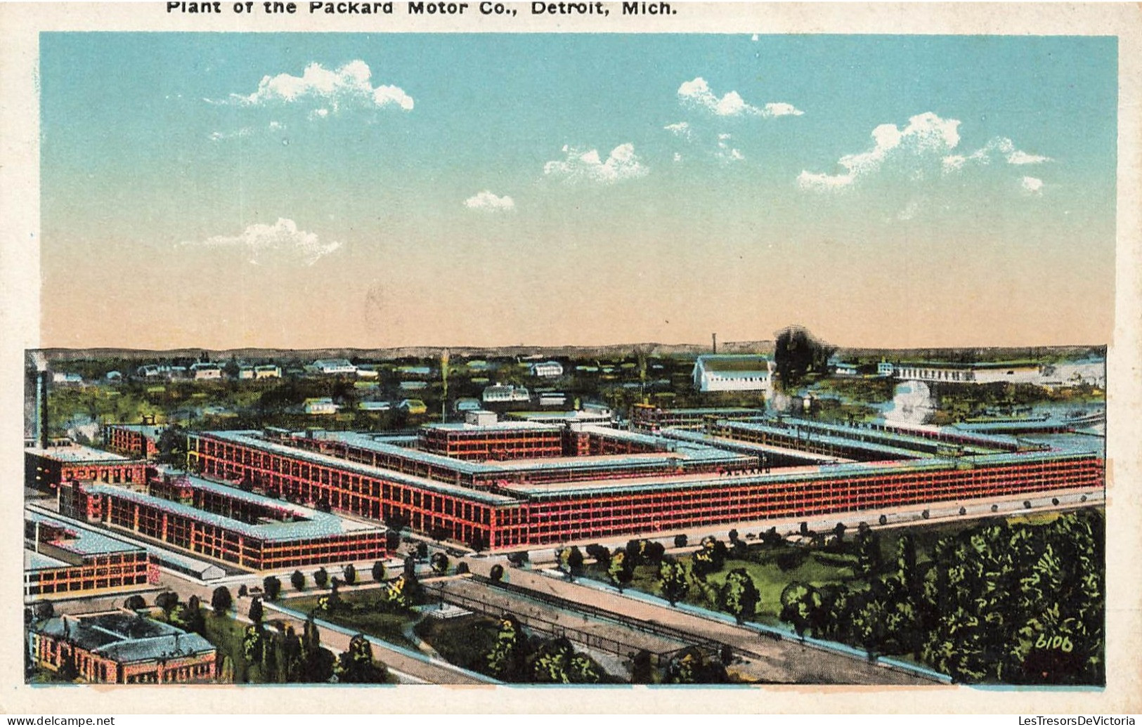 ETAS-UNIS - Plant Of The Packard Motor Co - Detroit - Mich - Vue Générale - De L'extérieure - Carte Postale Ancienne - Toledo