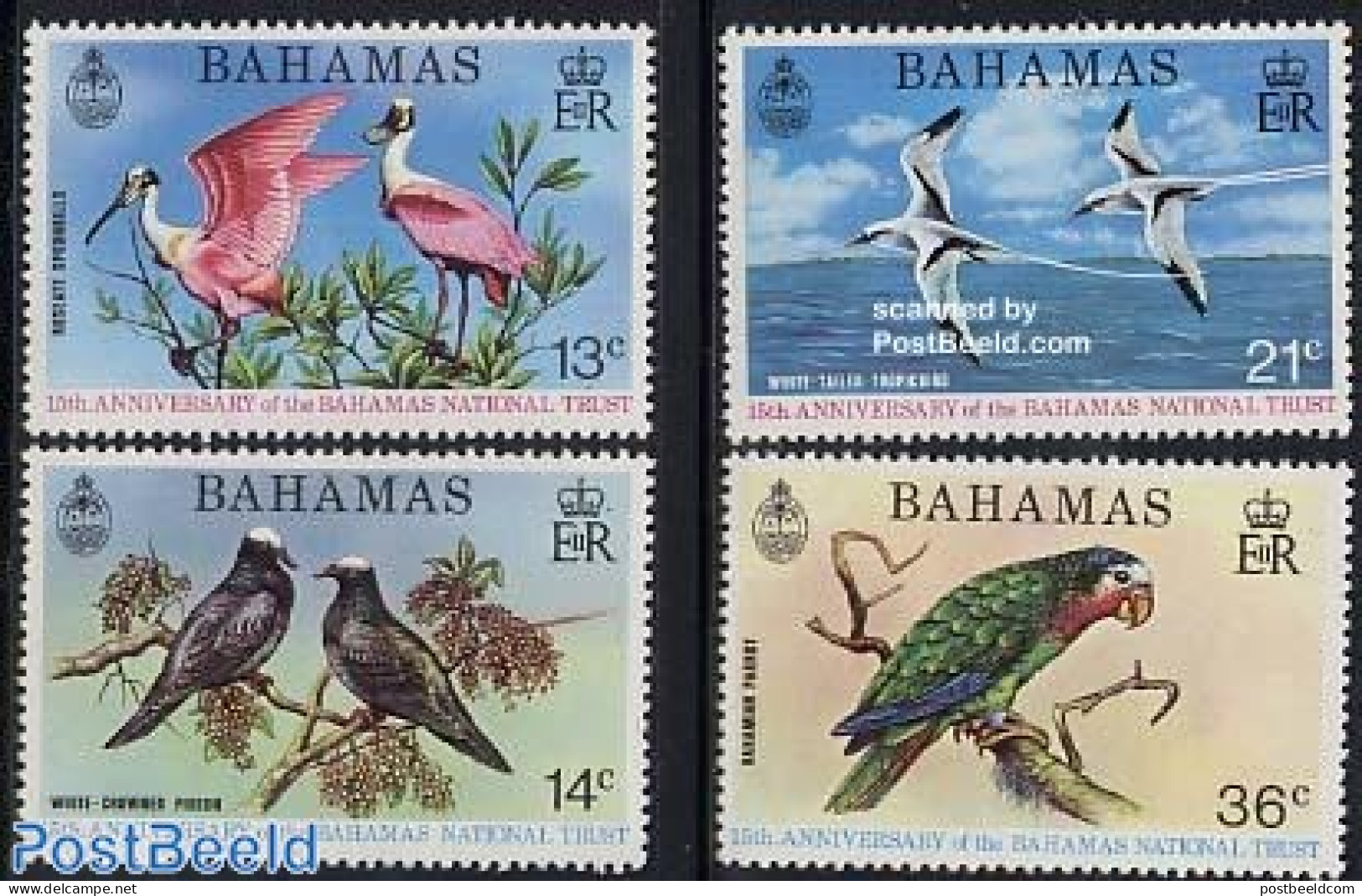 Bahamas 1974 Birds 4v, Mint NH, Nature - Birds - Parrots - Autres & Non Classés