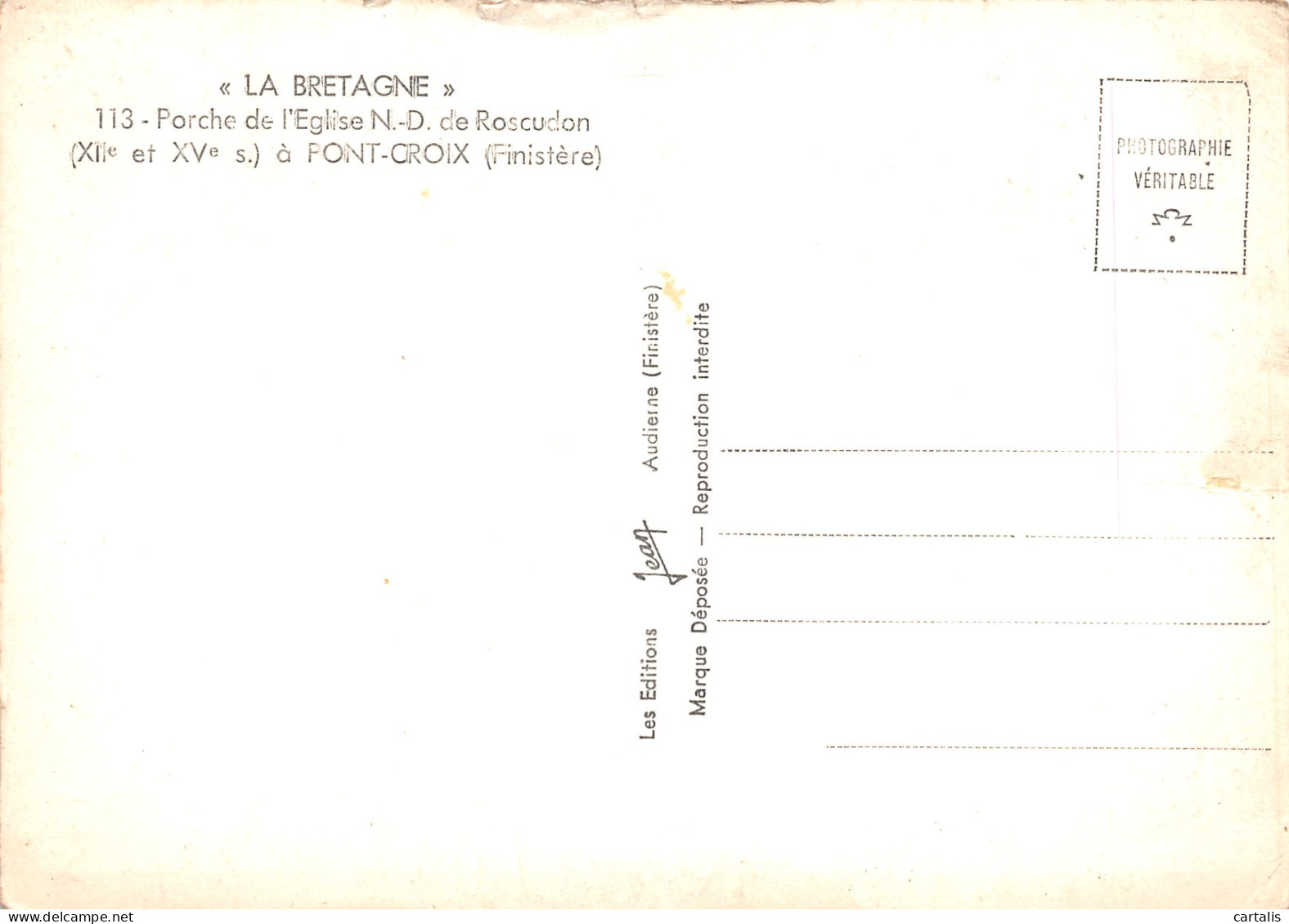 29-PONT CROIX-N°3853-D/0165 - Pont-Croix