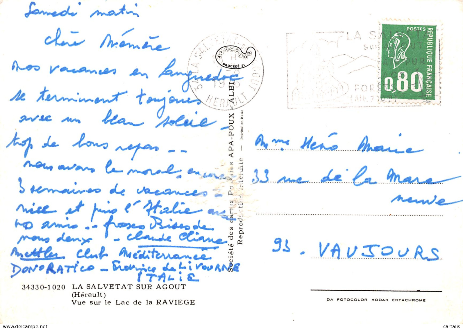 34-LA SALVETAT SUR AGOUT-N°3853-D/0145 - La Salvetat