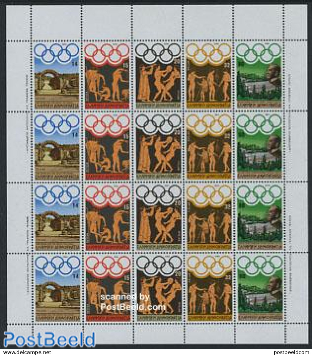 Greece 1984 Olympic Games M/s, Mint NH, Sport - Olympic Games - Nuevos