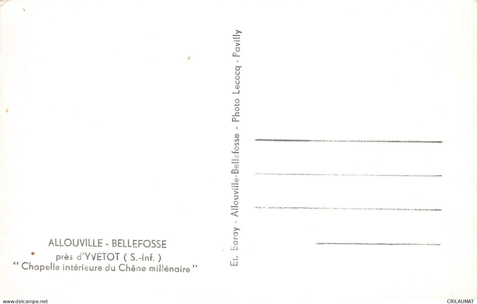 76-ALLOUVILLE BELLEFOSSE-N°T2902-F/0299 - Allouville-Bellefosse
