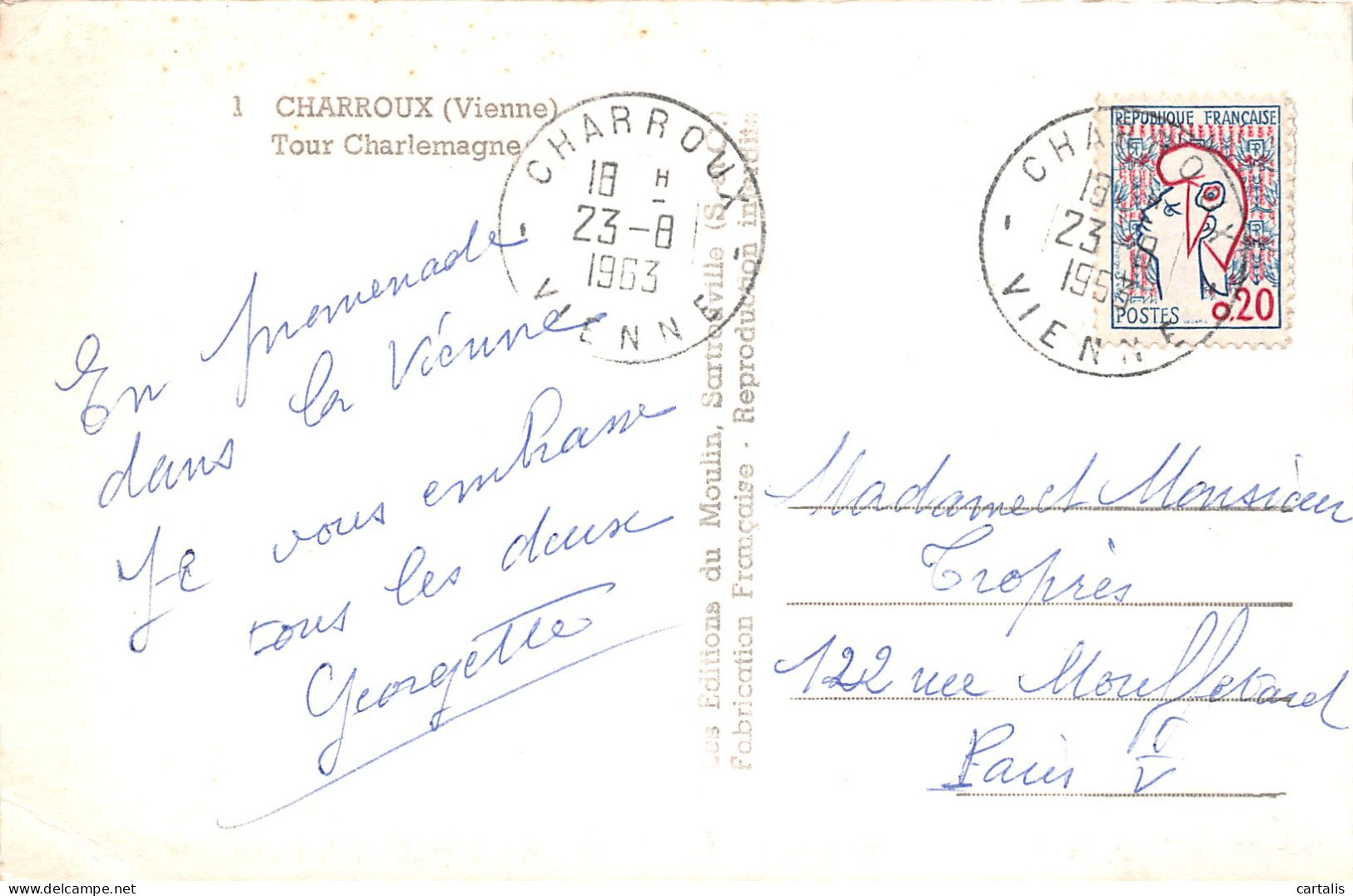 86-CHARROUX-N°3856-A/0293 - Charroux