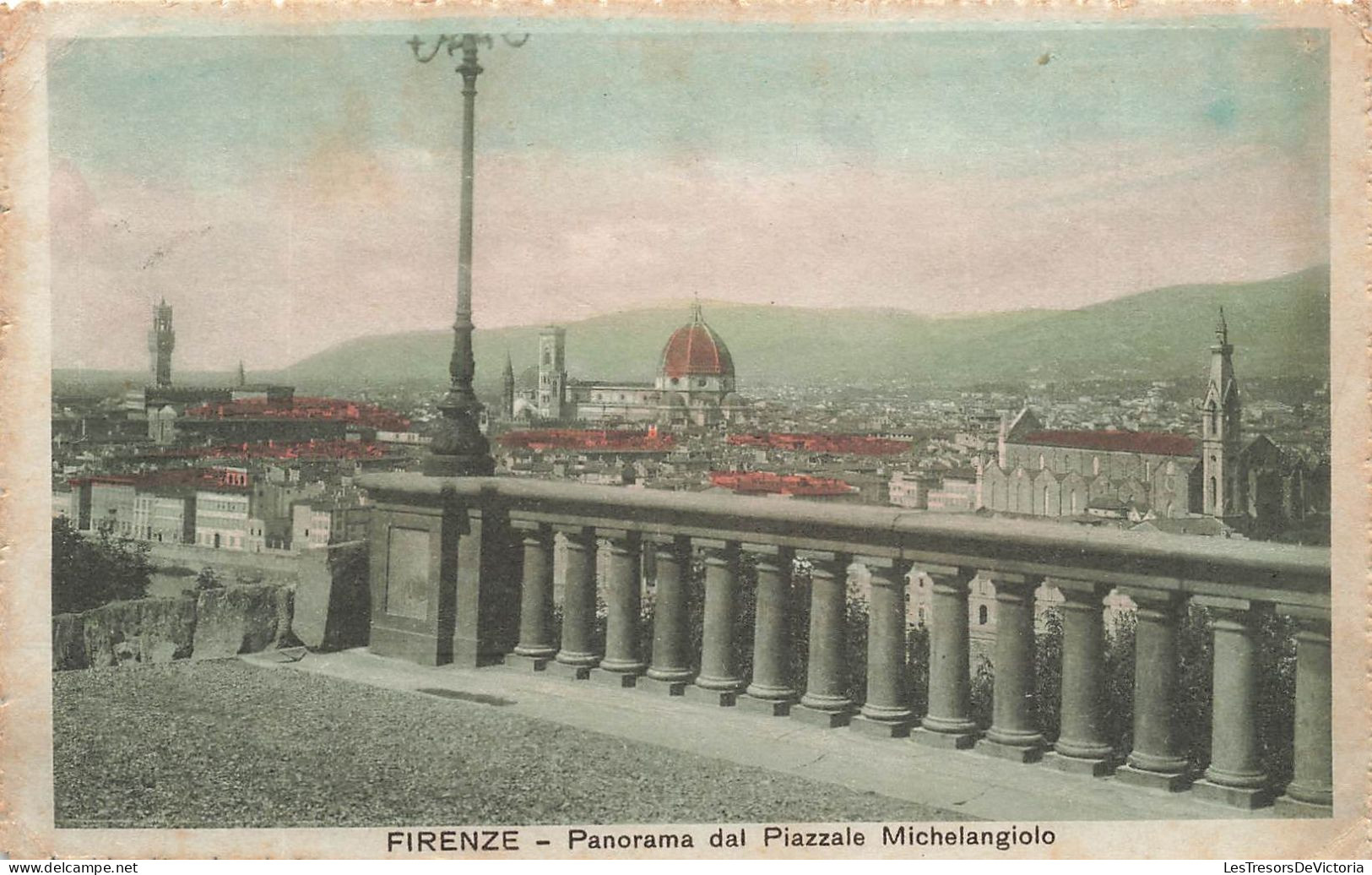 ITALIE - Firenze - Panorama Dal Piazzale Michelangiolo - Vue Au Loin De La Ville - Carte Postale Ancienne - Firenze (Florence)