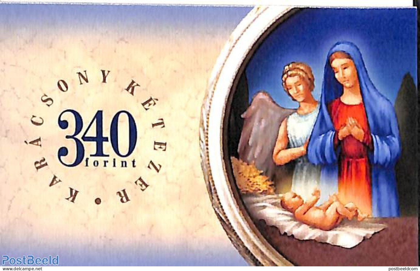 Hungary 2000 Christmas Booklet, Mint NH, Religion - Christmas - Stamp Booklets - Unused Stamps