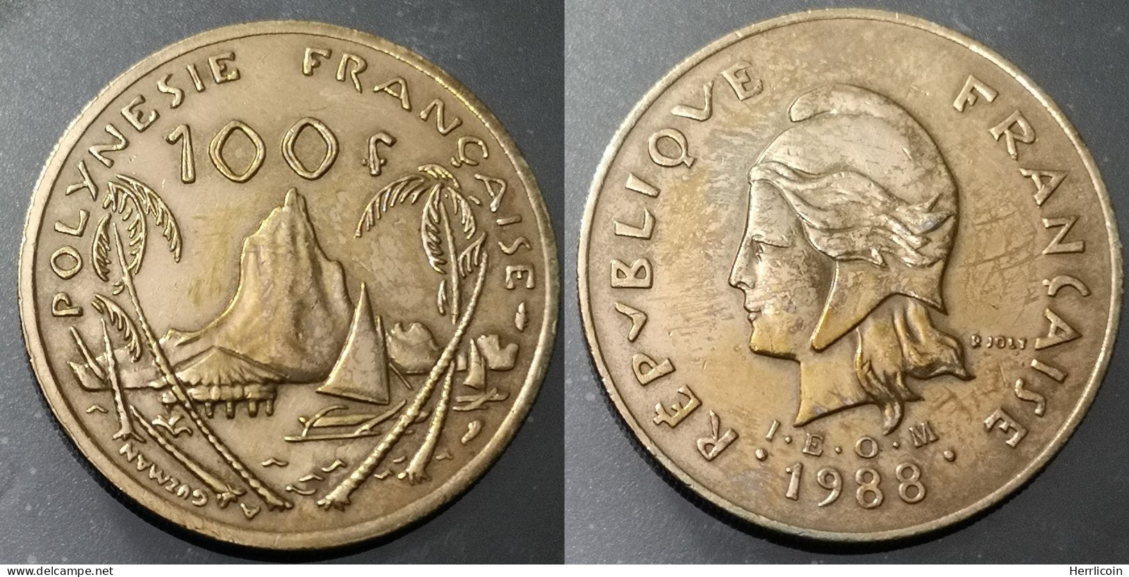 Monnaie Polynésie Française - 1988 - 100 Francs IEOM - French Polynesia