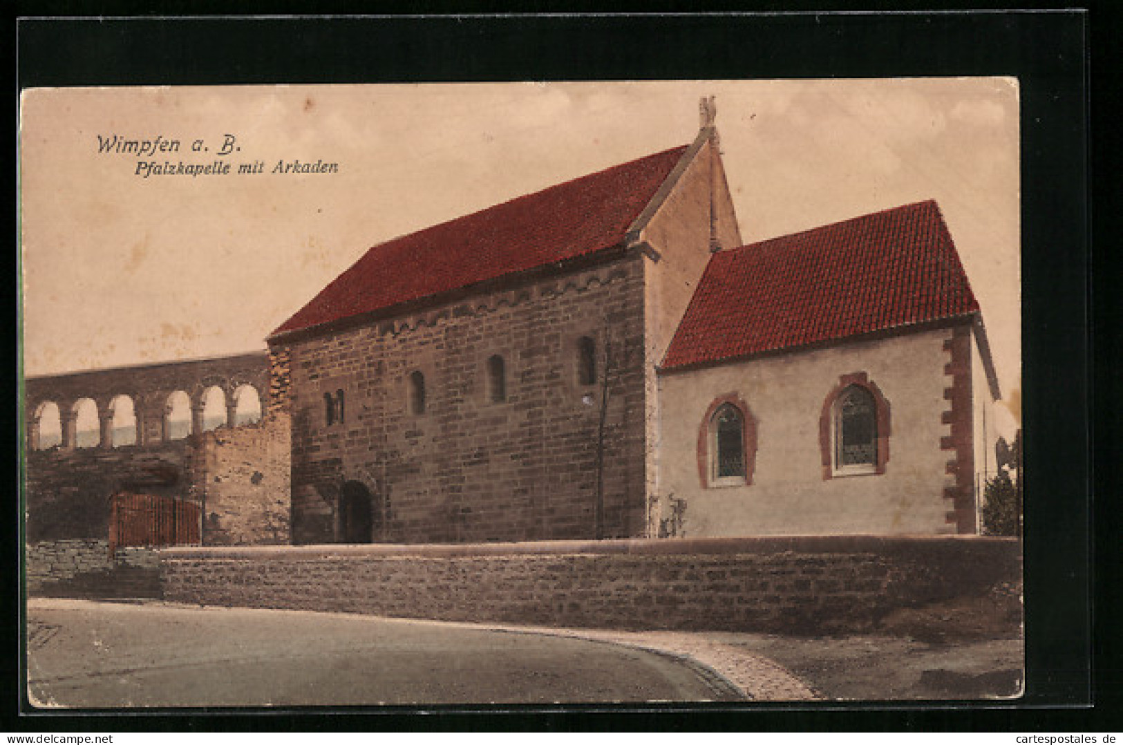 AK Wimpfen A. B., Pfalzkapelle Mit Arkaden  - Bad Wimpfen