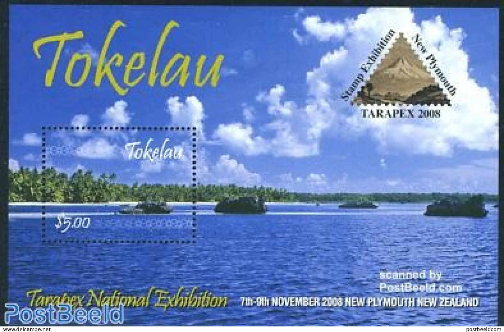 Tokelau Islands 2008 Tarapex S/s, Mint NH, Philately - Tokelau