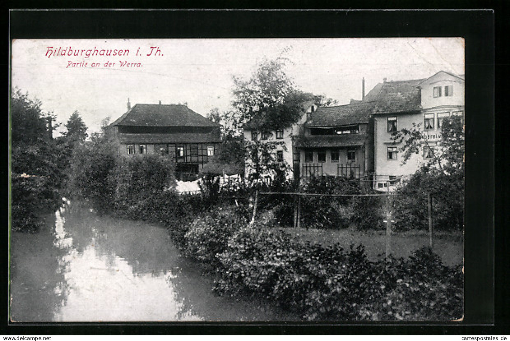 AK Hildburghausen I. Th., Partie An Der Werra  - Hildburghausen