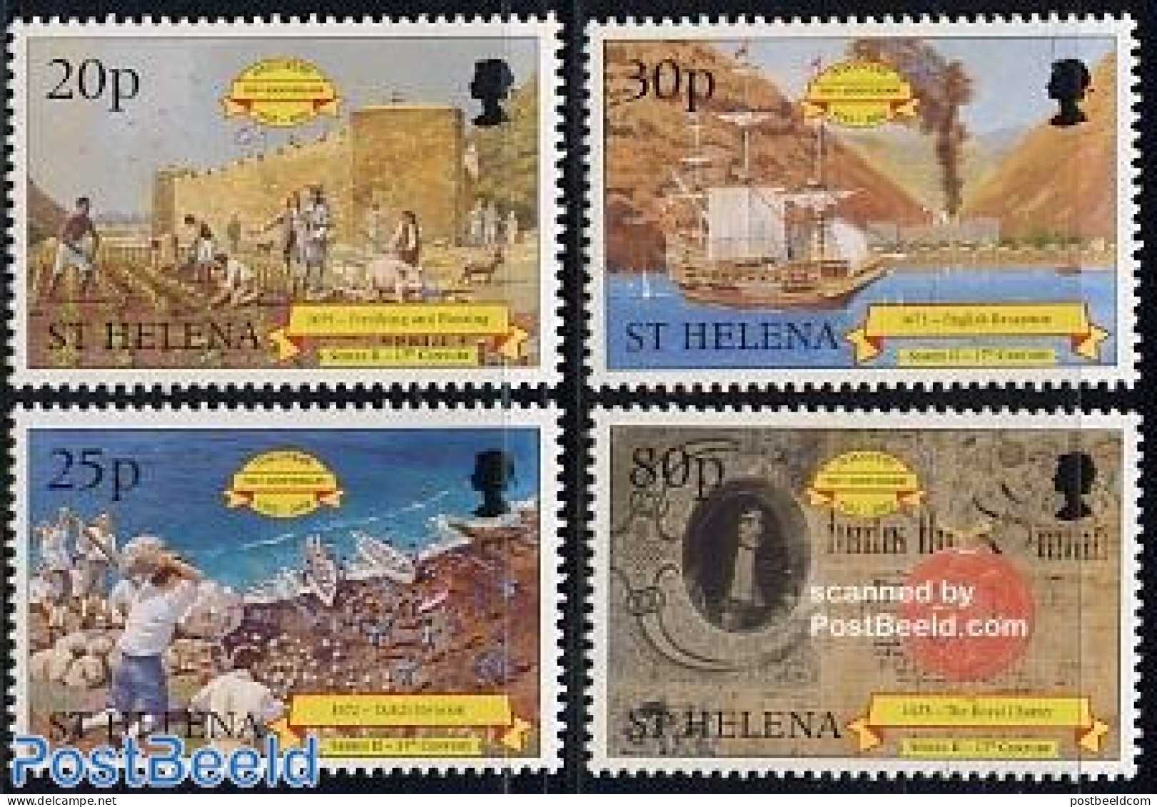 Saint Helena 1998 Discovery 500th Anniversary 4v, Mint NH, History - Transport - Explorers - History - Netherlands & D.. - Explorers