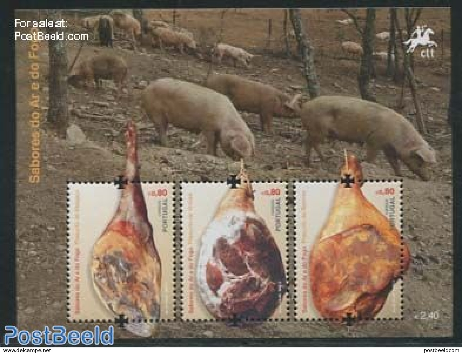 Portugal 2012 Meat S/s, Mint NH, Health - Nature - Food & Drink - Cattle - Unused Stamps