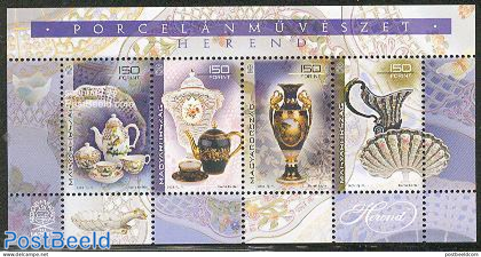 Hungary 2003 Chinese Porcelain S/s, Mint NH, Art - Art & Antique Objects - Ceramics - Unused Stamps