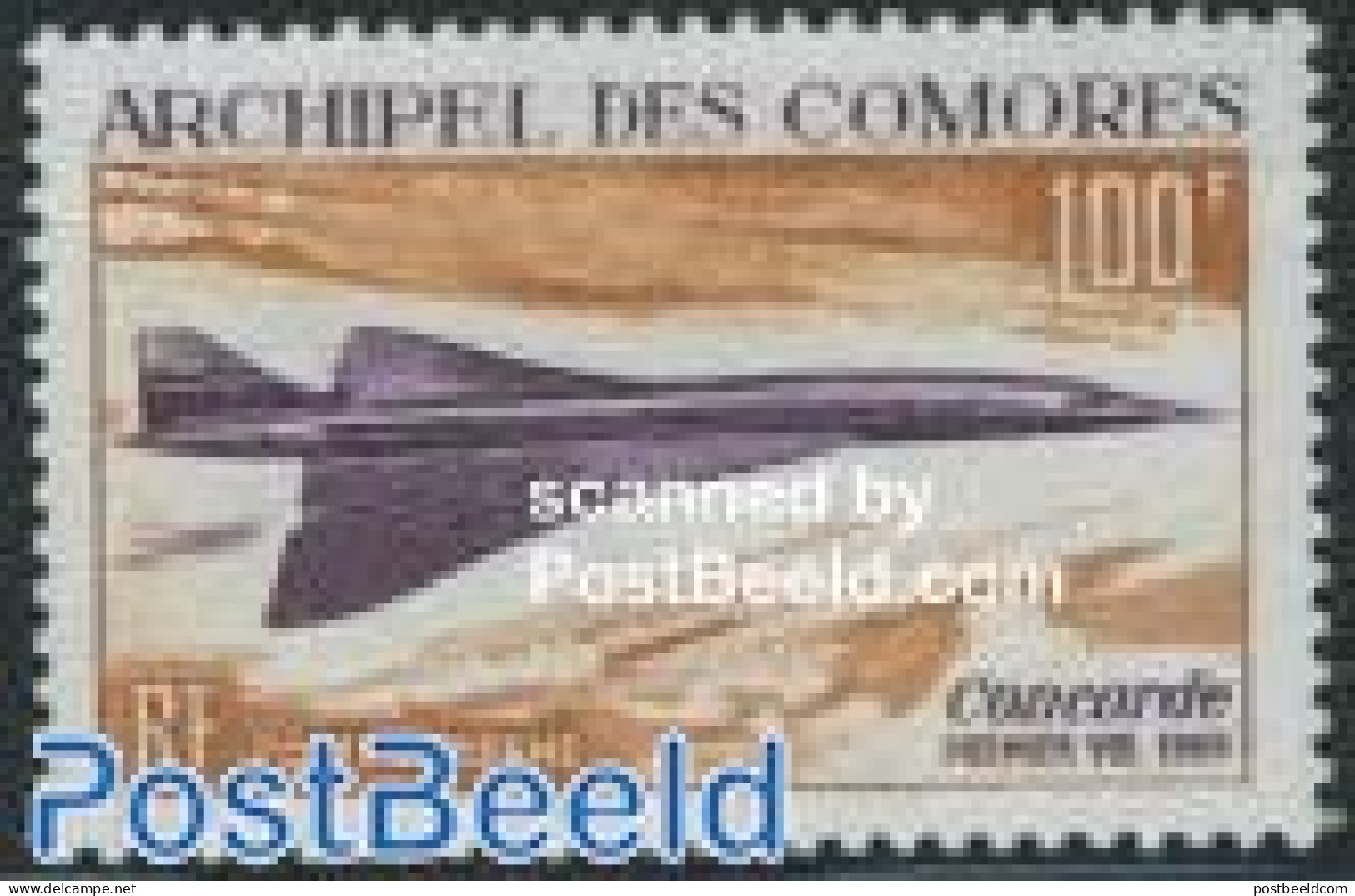 Comoros 1969 Concorde 1v, Mint NH, Transport - Concorde - Aircraft & Aviation - Concorde