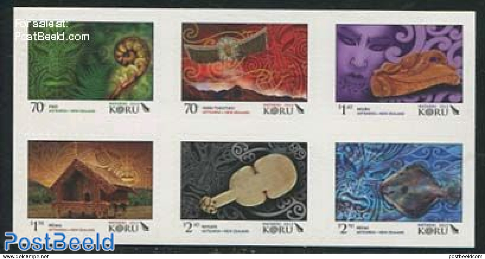 New Zealand 2013 Matariki Art 6v S-a, Mint NH, Nature - Fish - Unused Stamps