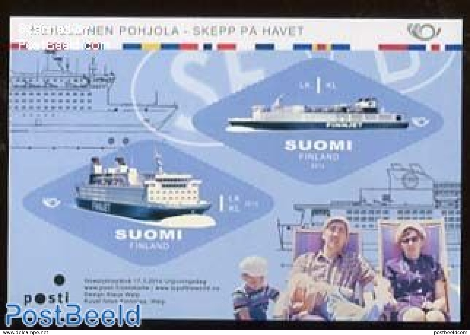 Finland 2014 Norden S/s S-a, Mint NH, History - Transport - Europa Hang-on Issues - Ships And Boats - Nuevos