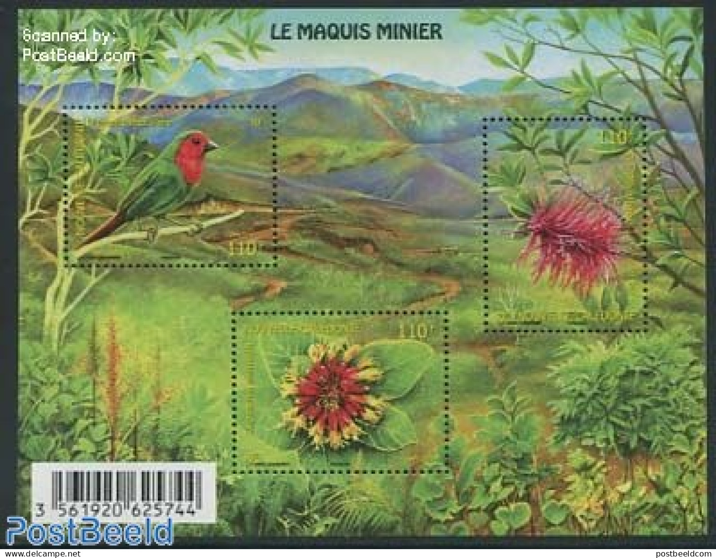 New Caledonia 2014 Le Maquis Minier S/s, Mint NH, Nature - Birds - Flowers & Plants - Neufs