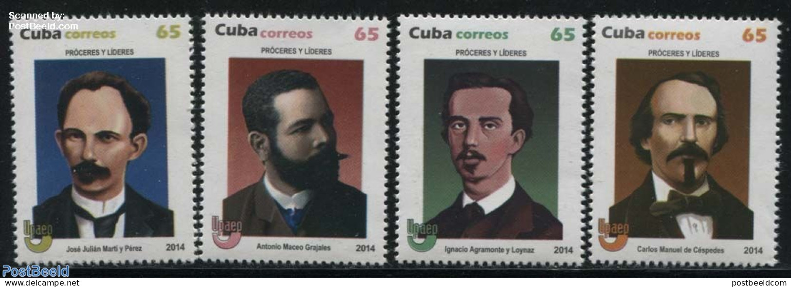 Cuba 2014 UPAEP, Heroes And Leaders 4v, Mint NH, U.P.A.E. - Ongebruikt