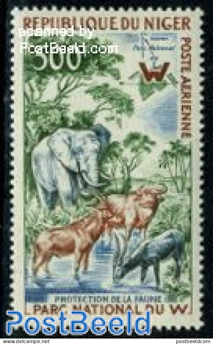Niger 1960 Animals 1v, Unused (hinged), Nature - Animals (others & Mixed) - Elephants - Wild Mammals - Níger (1960-...)