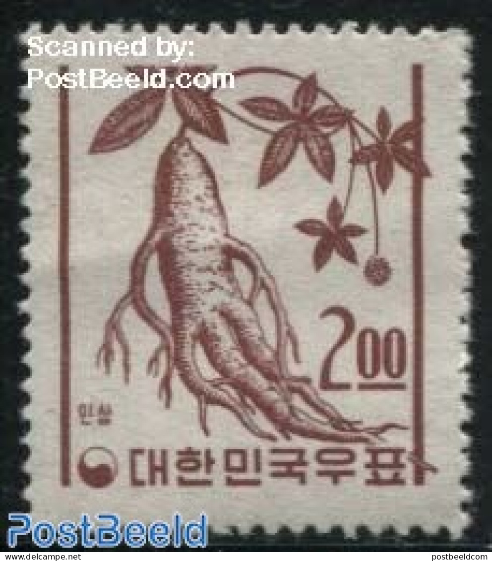 Korea, South 1962 2.00, Stamp Out Of Set, Mint NH, Health - Various - Food & Drink - Agriculture - Levensmiddelen