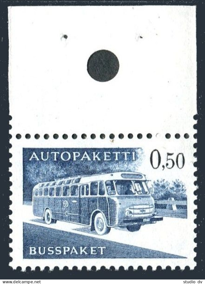 Finland Q12, MNH. Michel AP 12. Parcel Post 1963. Mail Bus. - Paketmarken