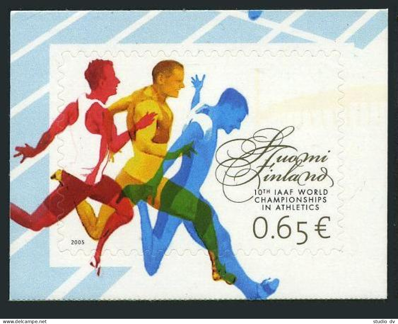 Finland 1237 Self-adhesive, MNH. World Track Championships, Helsinki, 2005. - Unused Stamps