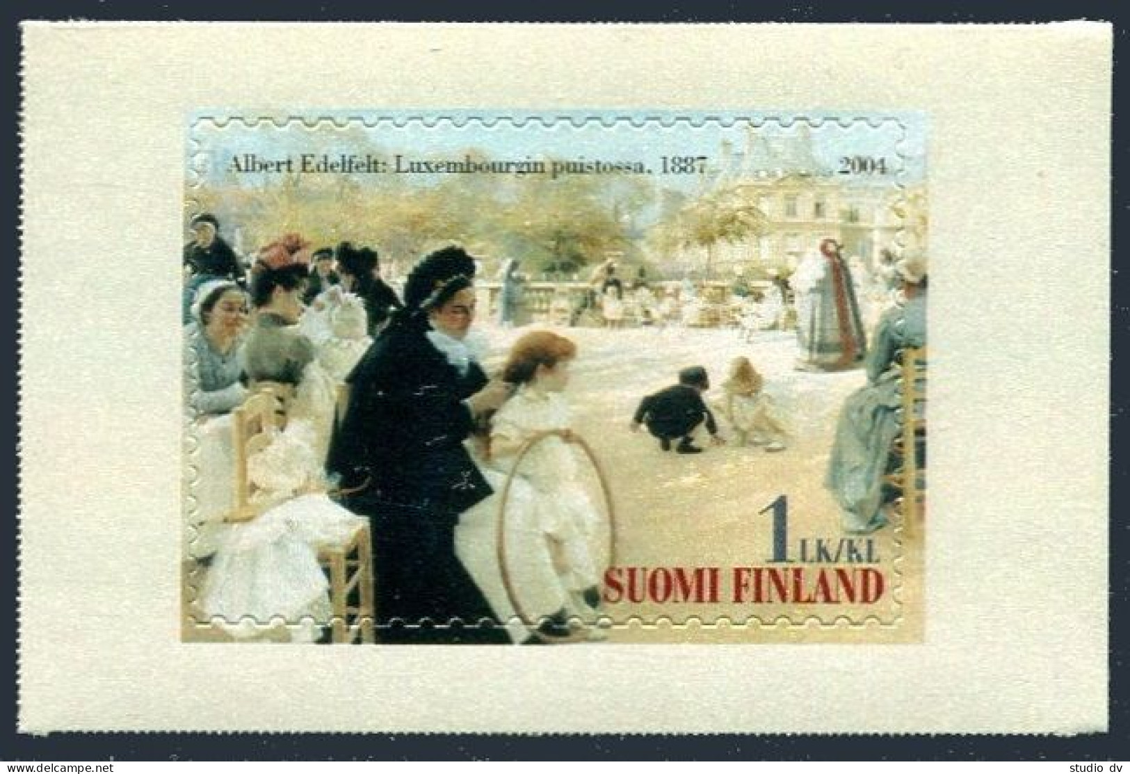 Finland 1216, MNH. Luxembourg Gardens, By Albert Edelfelt, 1854-1905. 2004. - Nuovi