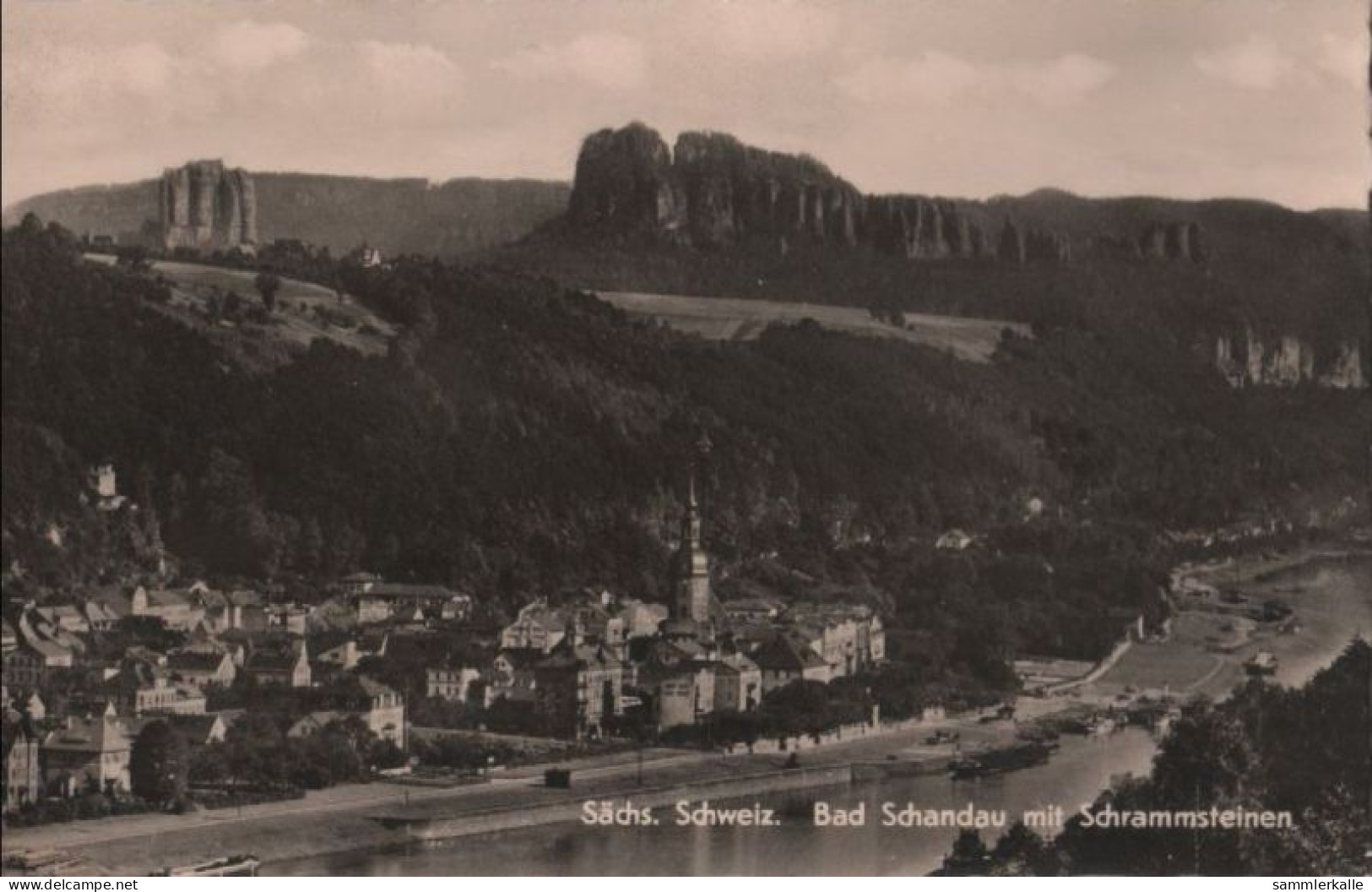 108223 - Bad Schandau - Mit Schrammsteinen - Bad Schandau