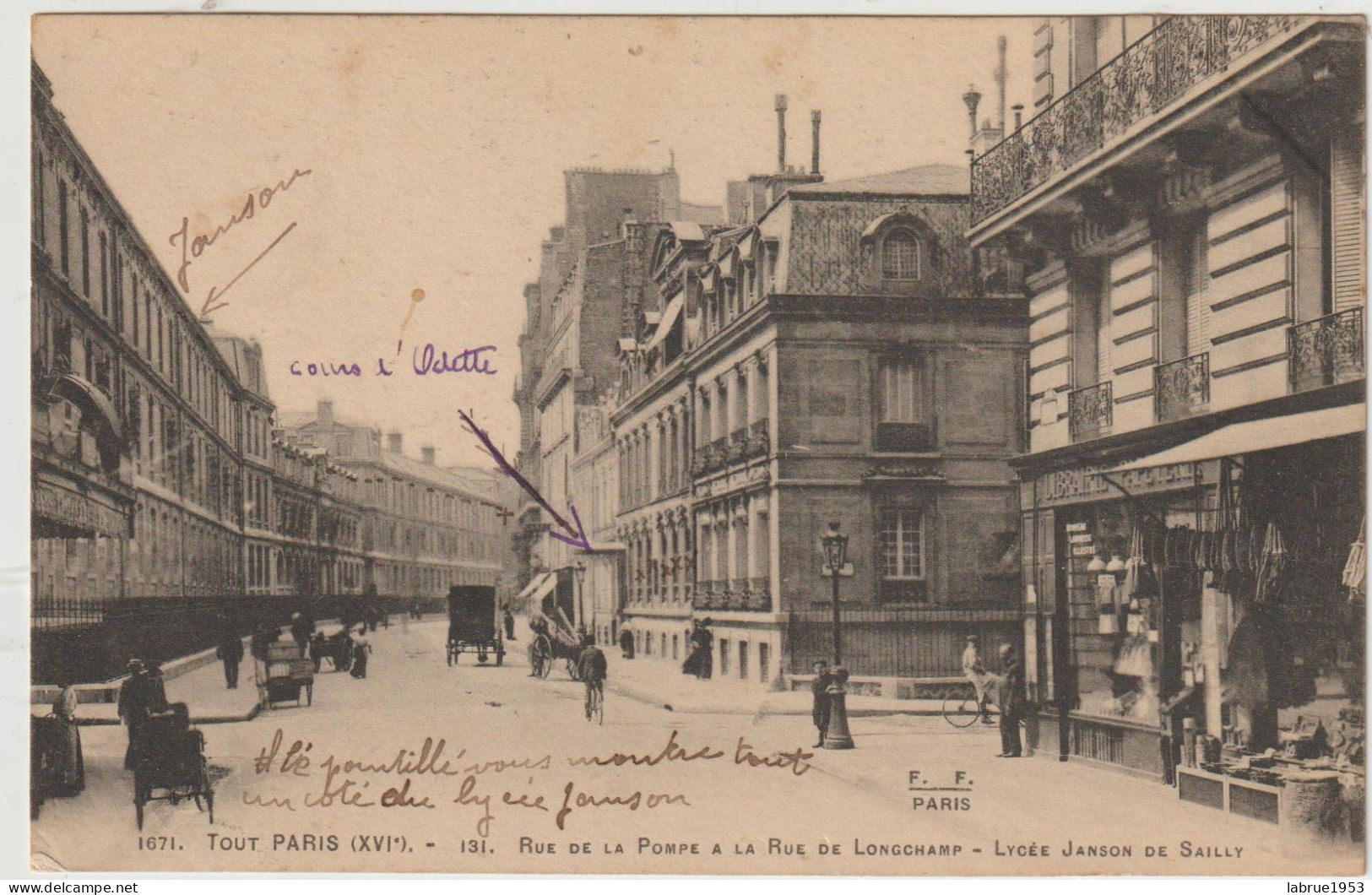 Tout Paris (XVIè) Rue De La Pompe  - (G.2022) - Loten, Series, Verzamelingen