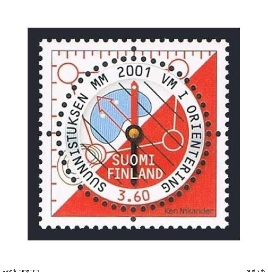 Finland 1155, MNH. Orienteering World Championships, Tampere, 2001. - Ungebraucht