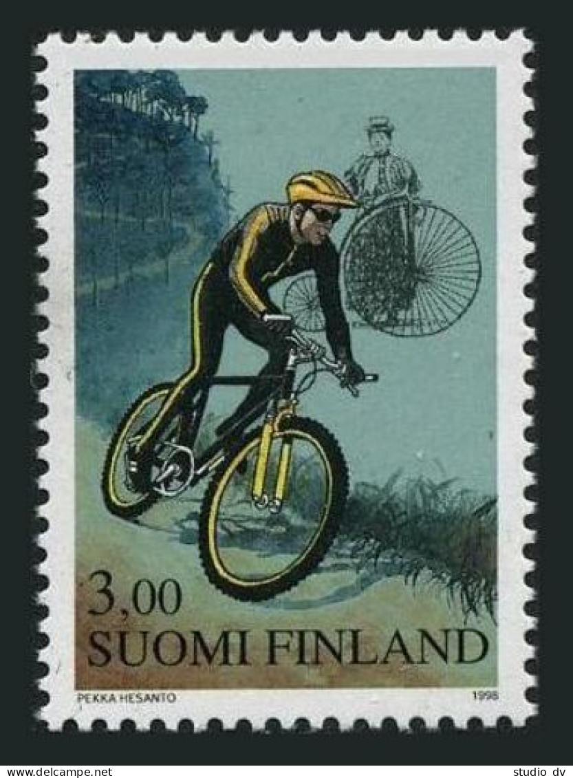 Finland 1088, MNH. Michel 1450. Cycling, 1998. - Unused Stamps
