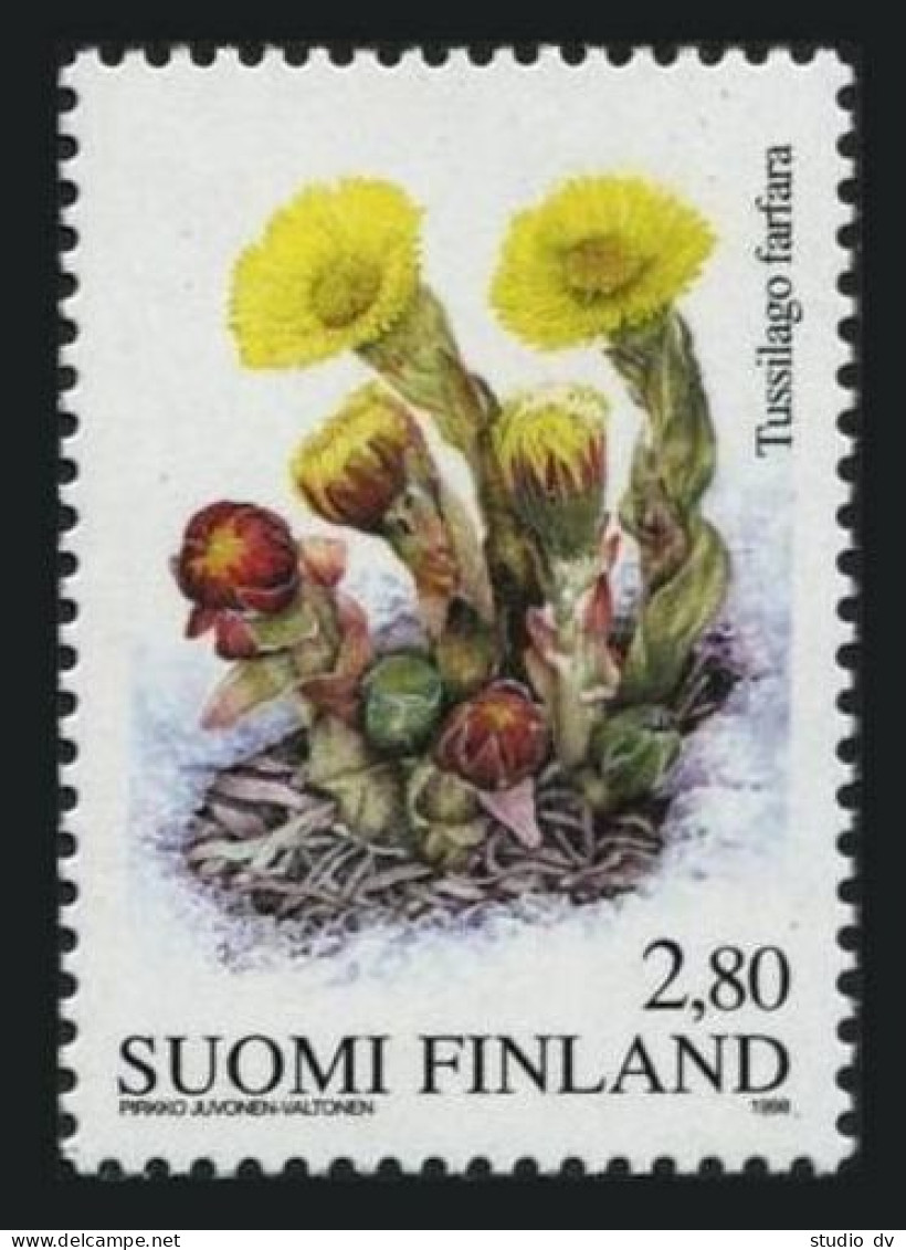 Finland 1073, MNH. Michel 1431. Plant Tussilago Farfara, 1998. - Unused Stamps