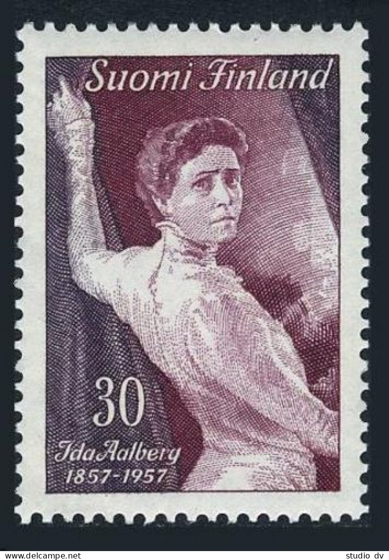 Finland 351, MNH. Michel 485. Ida Aalberg,birth Centenary,1957. Finnish Actress. - Unused Stamps